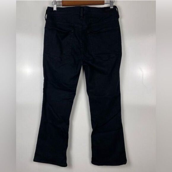 NWT EDWIN Black Cassia Mini Boot Mid Rise Cropped Bootcut Jeans - Size 24 - Picture 3 of 10